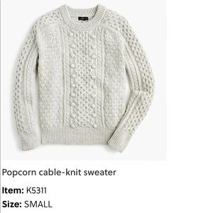 Jcrew NWT(unopened) popcorn sweater